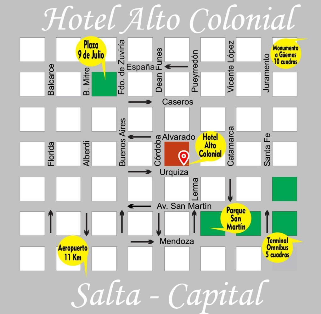 Готель Alto Colonial Сальта Екстер'єр фото